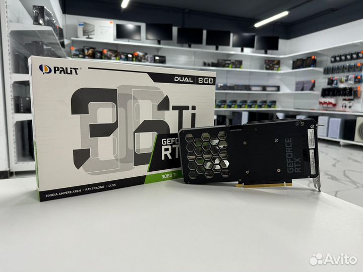 Видеокарта Palit GeForce RTX 3060 Ti Dual 8g