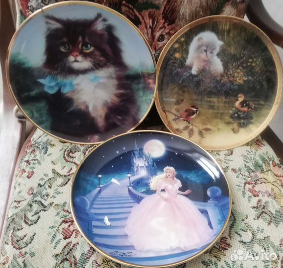 Тарелки коллекционные(кошки/собаки) Англия
