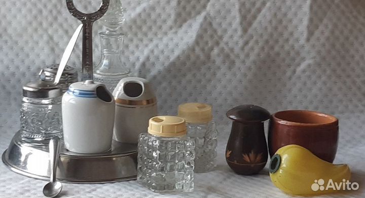 Солонки, перечницы и горчичницы СССР