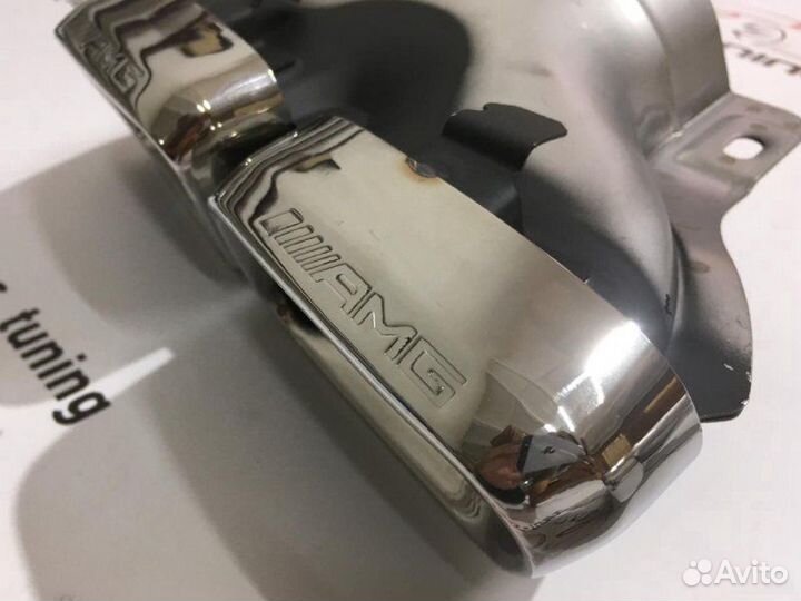 Насадки Mercedes 63AMG W205 Хром Стиль 2019