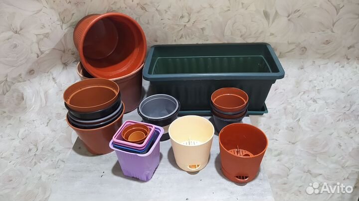 Горшки для цветов/ рассады