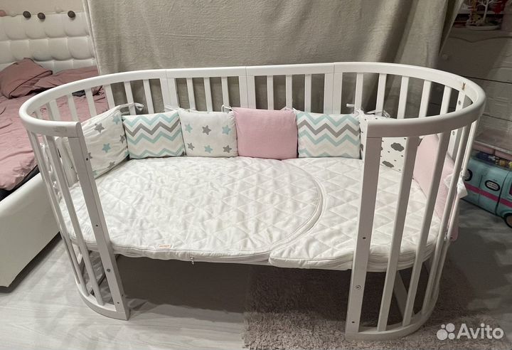 Кровать-транформер до 165 см Ellipsebed