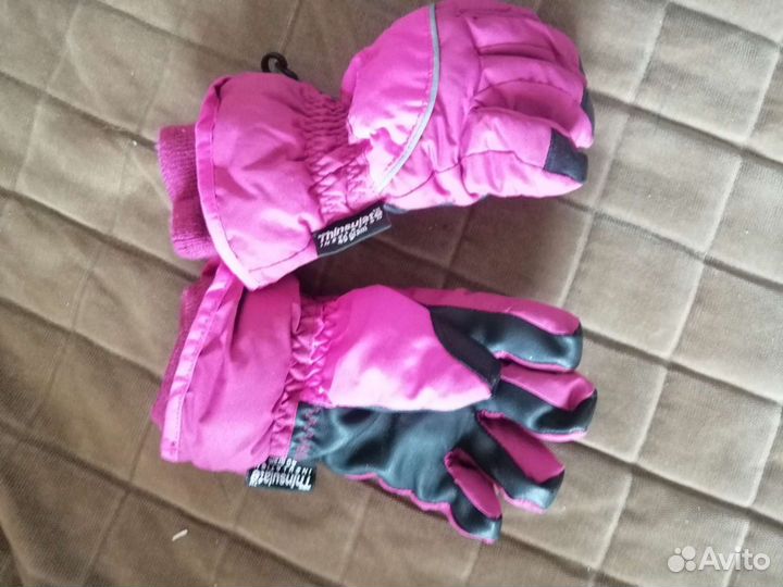 Перчатки непромокайки на девочку