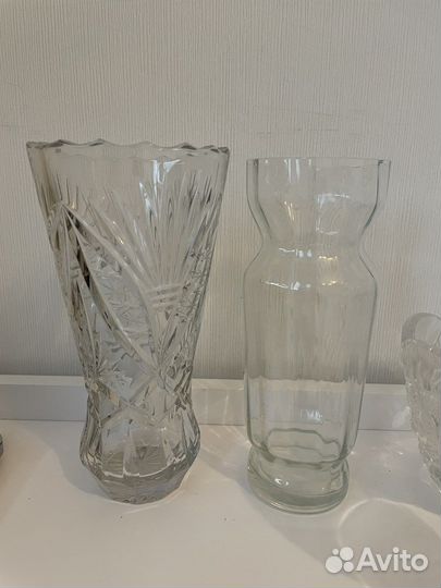 Рюмки, вазы