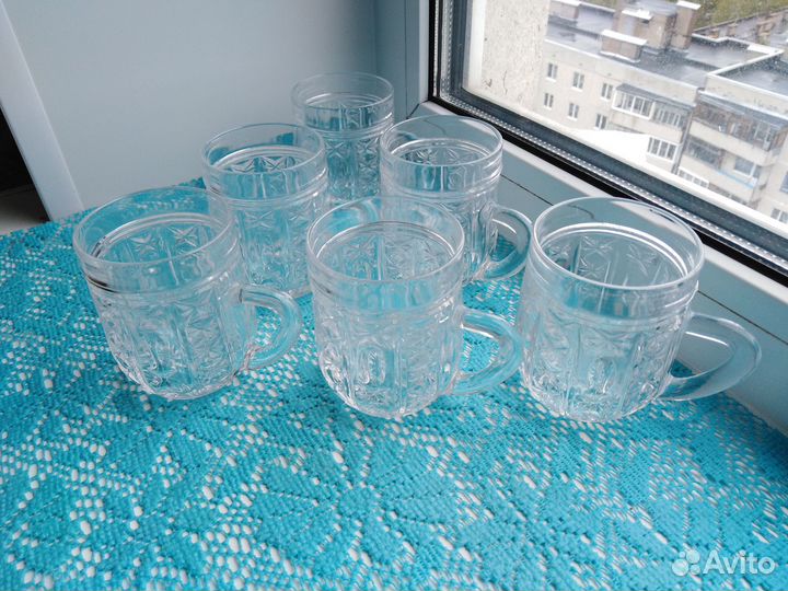 Горшочки, фляжки, пивная кружка, кружки