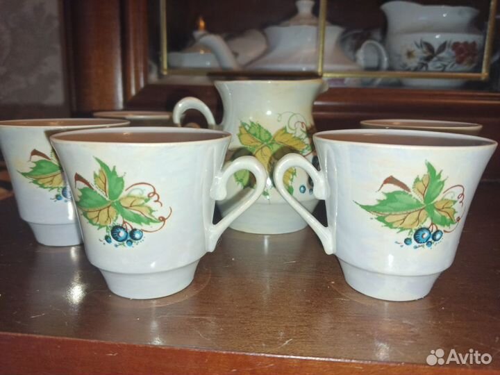 Кофейный сервиз на 5 персон