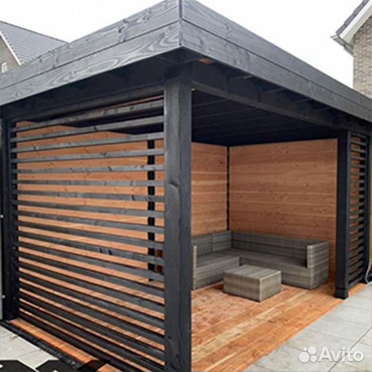 Беседка лофт Пергола