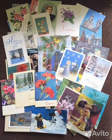 Открытки СССР 1957-1990г 42 шт