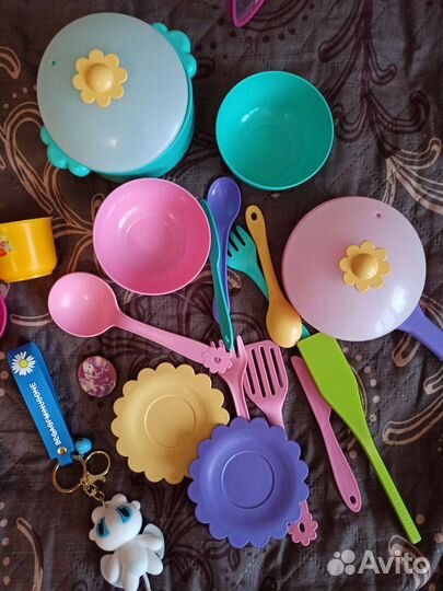 Детская посуда пакетом