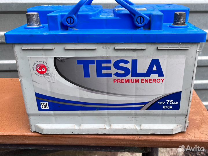 Аккумулятор Tesla 12V, 75 Ah, 670 A