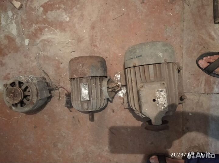 Электродвигатель 380\220в 1,5 квт