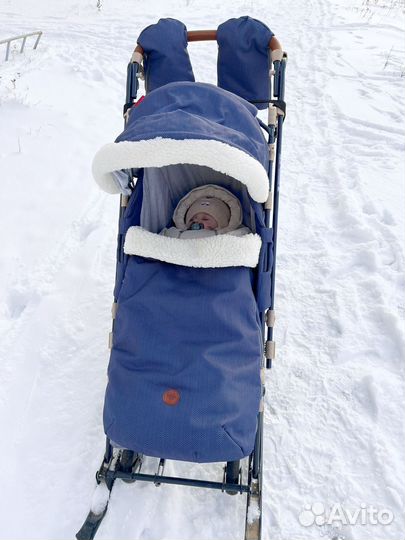 Санки коляска nika 7 8