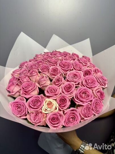 101 роза букет доставка