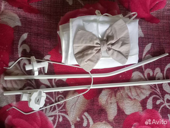 Балдахин в кроватку с держателем