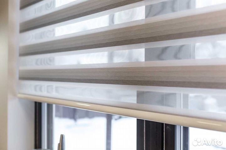 Рулонные шторы День-Ночь, Ткань Степ