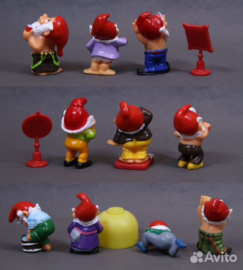 Гномы умывающиеся / утренние 1991 г. Киндер