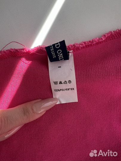 Топ розовый