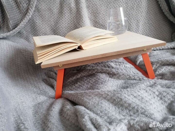 Столик для завтрака в постель Поднос складной