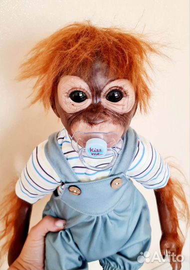 Кукла реборн обезьяна Тимон