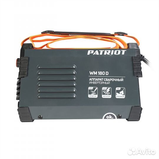 Аппарат сварочный инверторный patriot WM 180 D