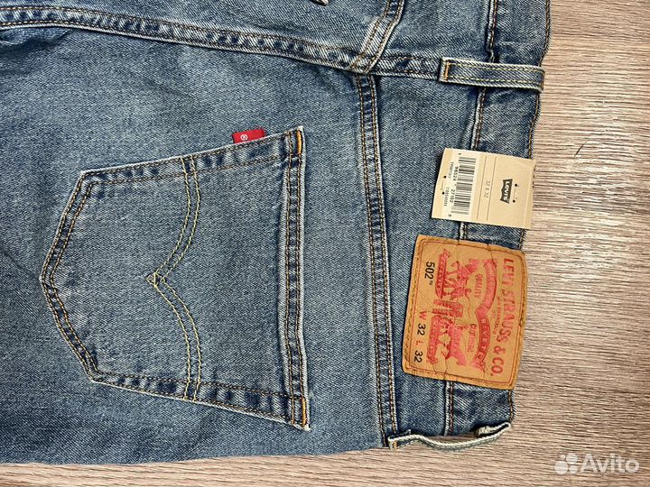 Джинсы мужские levis 502 w32l32