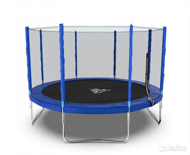 Батут DFC Trampoline Fitness с сеткой 12FT-TR-B