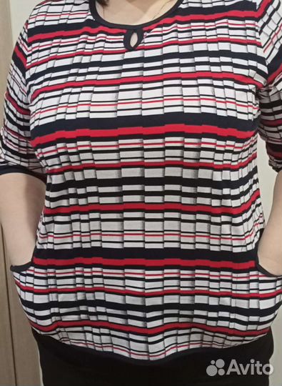 Блузка женская хлопок 58 размер.Новая