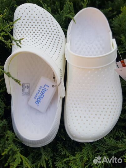 Crocs сабо женские белые