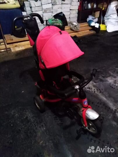 Детский трехколесный велосипед бу