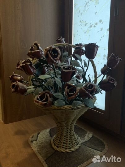 Букет из кованых роз