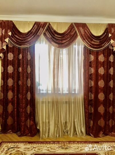 Шторы с ламбрекеном,портьеры