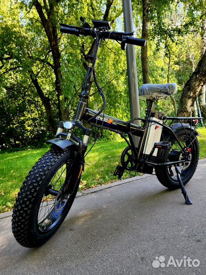 Электровелосипед фэтбайк складной