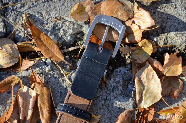 Мужской кожаный ремень