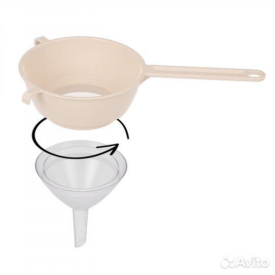 Сито с воронкой 130мм