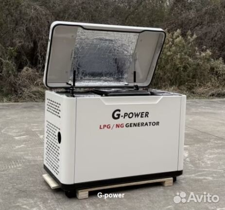 Генератор газовый 9 кВт G-power с постоянным подог