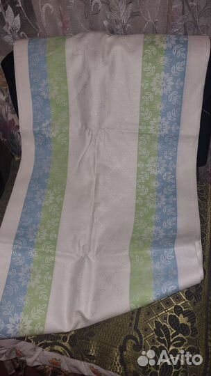 Рушник, ткань для полотенец льняная жаккард СССР