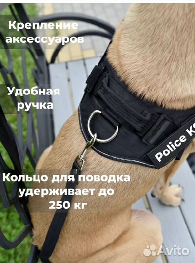 Шлейка для средней и большой собаки