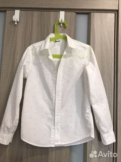 Рубашка белая Cubus AS (норвегия) 134