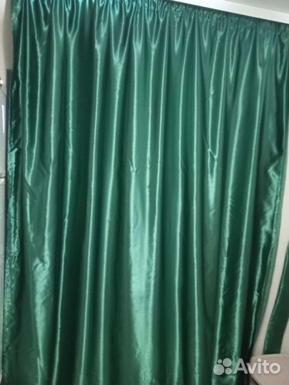 Шторы атласные 
