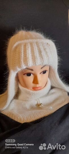 Шапка ушанка и манишка