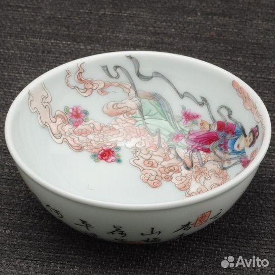 Пиала 140мл «Небесная дева рассыпает цветы