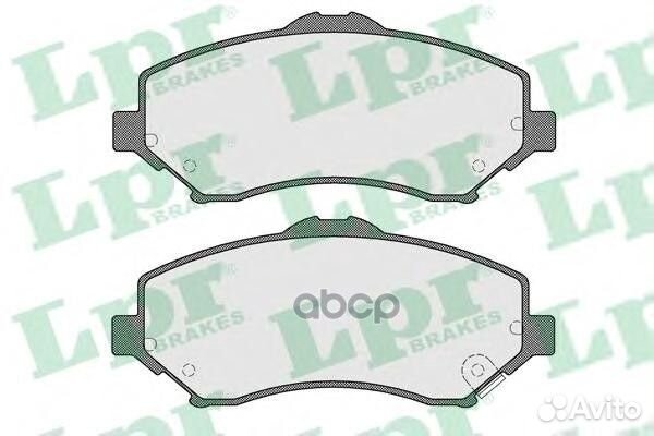 05P1549 Колодки тормозные chrysler voyager/jeep