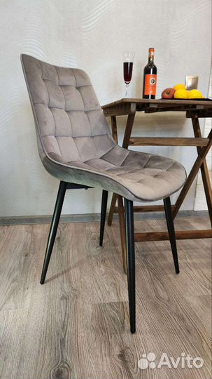 Велюровые мягкие стулья для дома и офиса