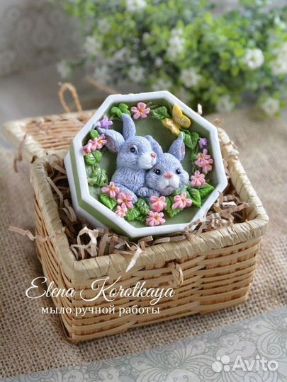Пасхальное мыло ручной работы