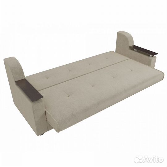 Диван-книжка Сенатор велюр серый