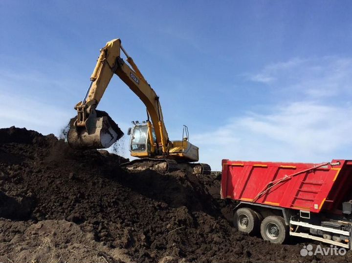 Земля плодородная чернозем грунт Газель Камаз ЗИЛ