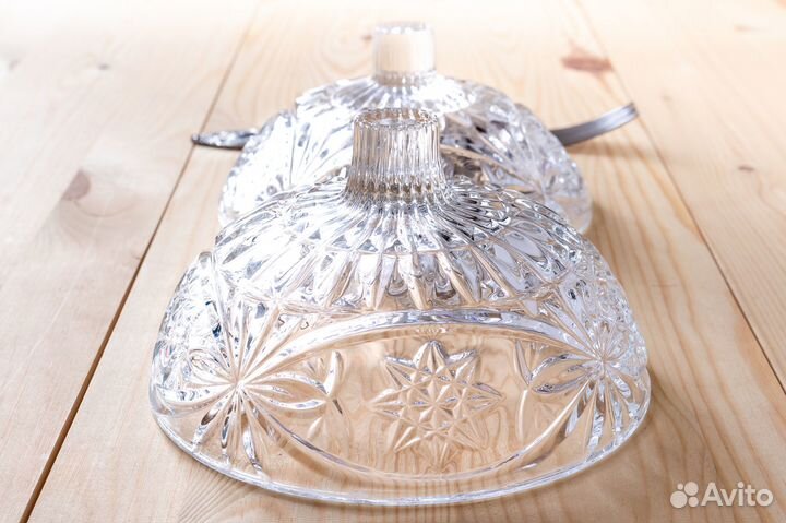 Хрустальная крышка стеклянный клош купол