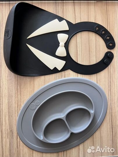 Детская силиконовая тарелочка