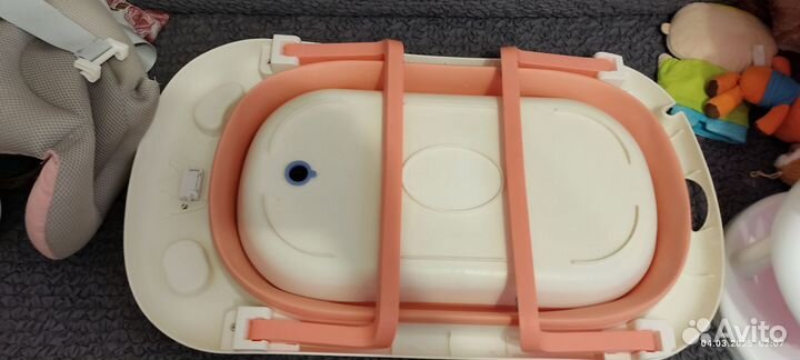 Детская ванночка для купания складная