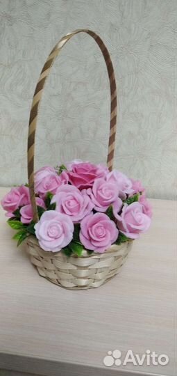 Букет из мыла ручной работы